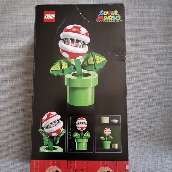 LEGO Super Mario Piranha Plant - Red, Green, White - Picture 2 of 10